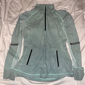 Lululemon Mint Green Quarter Zip Jacket